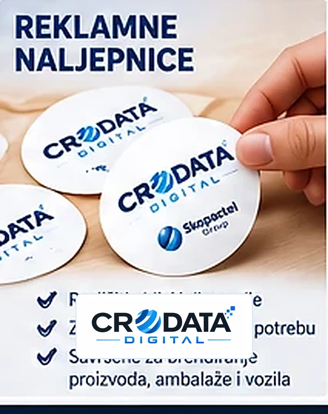 Primjer personalizacije: Reklamne naljepnice