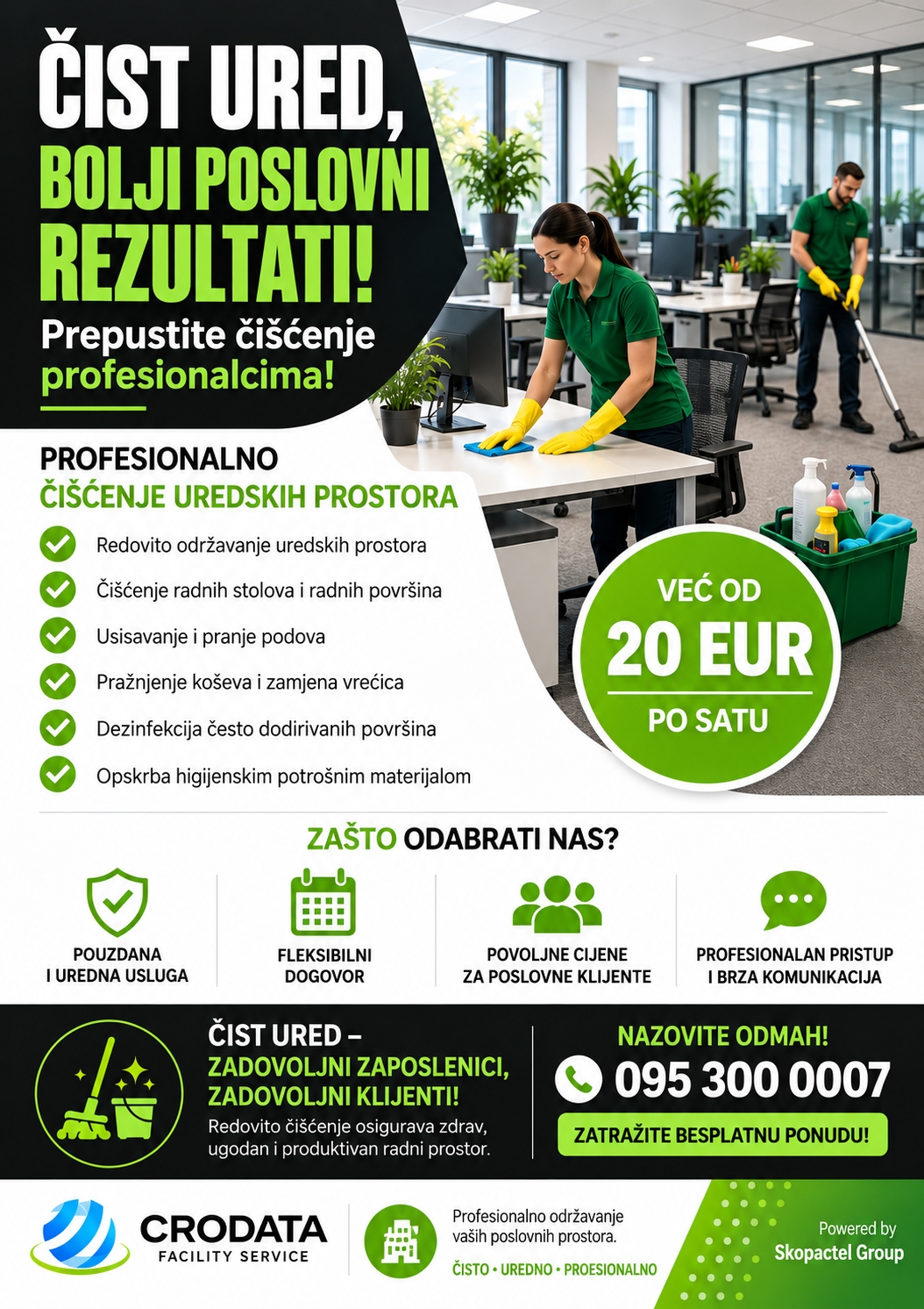 Održavanje ureda letak
